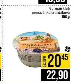 Jip Gurmán klub pomazánka tvarůžková 150 g nabídka