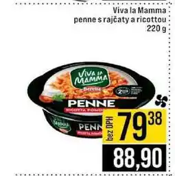 Jip Viva la Mamma penne s rajčaty a ricottou 220 g nabídka