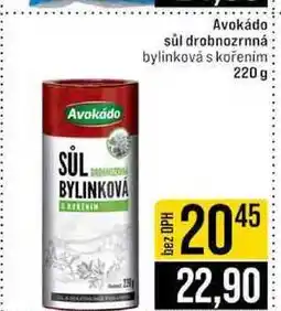 Jip Avokádo sůl drobnozrnná bylinková s kořenim 220 g nabídka