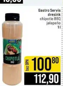 Jip Gastro Servis dresink chipotle BBQ jalapeño 1l nabídka