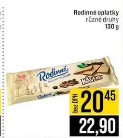 Jip Rodinné oplatky různé druhy 130 g nabídka