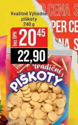 Jip Kvalitně Výhodne piškoty 240 g nabídka