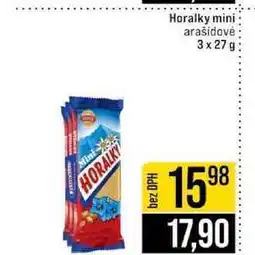 Jip Horalky mini arašidovė 3 x 27g nabídka