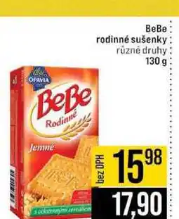 Jip BeBe rodinné sušenky různé druhy 130 g nabídka
