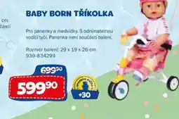 Sparkys Baby born tříkolka nabídka