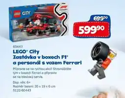 Sparkys LEGO® City Zastávka v boxech F1® a personál s vozem Ferrari nabídka