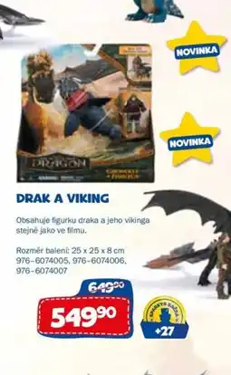 Sparkys Drak a viking nabídka