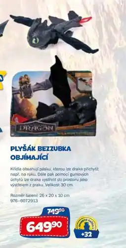 Sparkys Plyšák bezzubka objímající nabídka