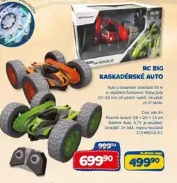 Sparkys RC Big kaskadérské auto nabídka