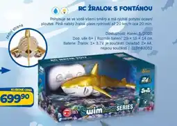 Sparkys RC žralok s fontánou nabídka