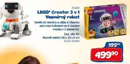 Sparkys LEGO® Creator 3 v 1 Vesmírný robot nabídka
