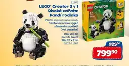 Sparkys LEGO® Creator 3 v 1 Divoká zvířata: Pandí rodinka nabídka