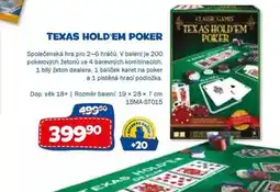 Sparkys Texas Hold'em poker nabídka