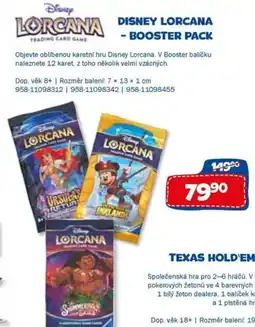 Sparkys Disney Lorcana - booster pack nabídka