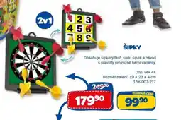 Sparkys Šipky nabídka