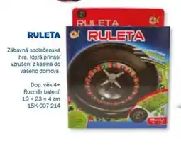 Sparkys Ruleta nabídka