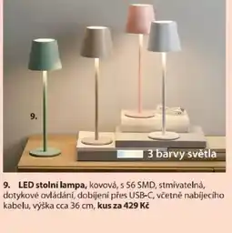 NKD LED stolní lampa nabídka