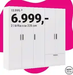 Möbelix Skříň s otočnými dveřmi „Milos" nabídka