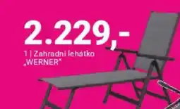 Möbelix Zahradní lehátko Werner nabídka
