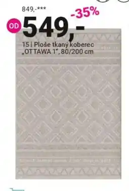 Möbelix Ploše tkaný koberec „OTTAWA 1 nabídka
