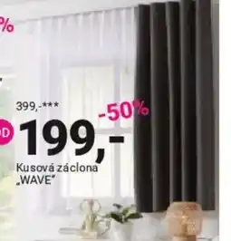 Möbelix Kusová záclona WAVE nabídka