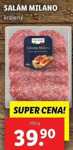 Lidl SALAM MILANO, 100 g nabídka