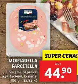 Lidl MORTADELLA FARCITELLA, 125 g nabídka