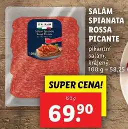 Lidl SALÁM SPIANATA ROSSA PICANTE, 120 g nabídka