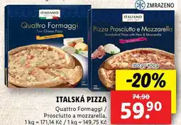 Lidl ITALSKÁ PIZZA, 350 g/400 g nabídka