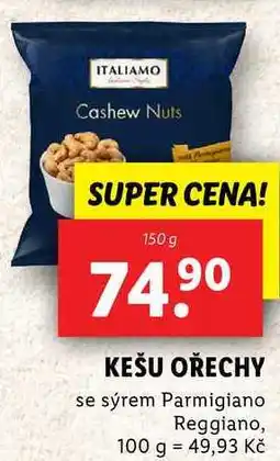 Lidl KEŠU OŘECHY, 150 g nabídka