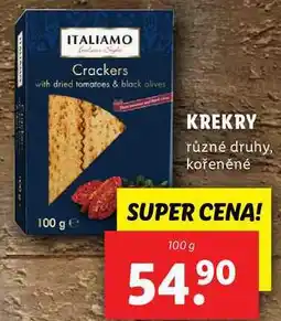Lidl KREKRY, 100 g nabídka