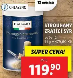 Lidl STROUHANÝ ZRAJÍCÍ SÝR, 250 g nabídka