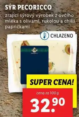Lidl SÝR PECORICCO, cena za 100 g nabídka