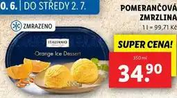 Lidl POMERANČOVÁ ZMRZLINA, 350 ml nabídka