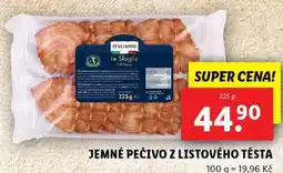 Lidl JEMNÉ PEČIVO Z LISTOVÉHO TĚSTA, 225 g nabídka