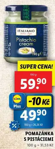 Lidl POMAZÁNKA S PISTÁCIEMI, 190 g nabídka