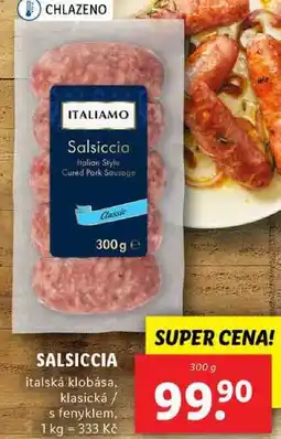 Lidl SALSICCIA, 300 g nabídka