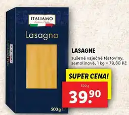 Lidl LASAGNE, 500 g nabídka