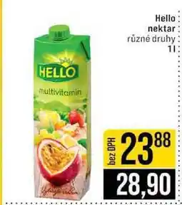 Jip Hello nektar různé druhy 1l nabídka