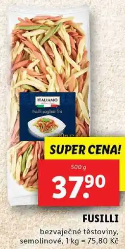 Lidl FUSILLI, 500 g nabídka