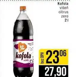 Jip Kofola višeň citrus zero 2l nabídka