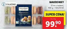 Lidl MAKRONKY, 12x 13 g nabídka