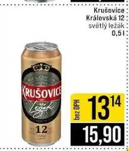 Jip Krušovice Královská 12 světlý ležák 0,5l nabídka