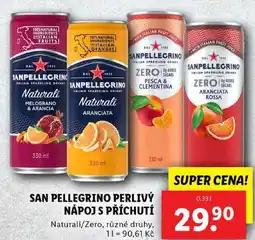 Lidl SAN PELLEGRINO PERLIVÝ NÁPOJ S PŘÍCHUTÍ, 0,33 l nabídka