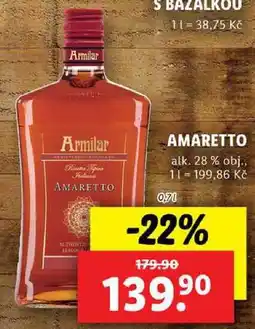 Lidl AMARETTO, 0,7 l nabídka