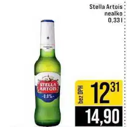 Jip Stella Artois nealko 0,33l nabídka