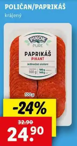 Lidl POLIČAN/PAPRIKÁŠ, 100 g nabídka