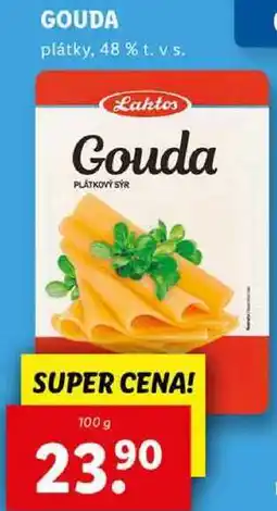 Lidl GOUDA, 100 g nabídka