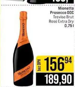 Jip Mionetto Prosecco DOC Treviso Brut Rosé Extra Dry 0,75l nabídka