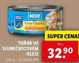 Lidl TUŇÁK VE SLUNEČNICOVÉM OLEJI, 145 g nabídka